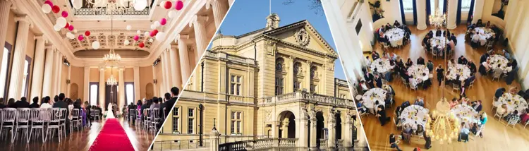 The front of Cheltenham Town Hall on Imperial Square