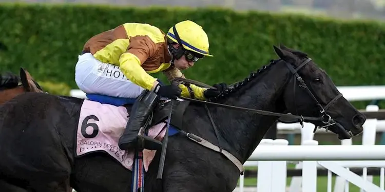 Racegoers on Gold Cup day at Cheltenham Racecourse, Prestbury Park